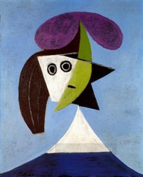 帽子をかぶった女性 1939 年キュビスト パブロ・ピカソ Oil Paintings